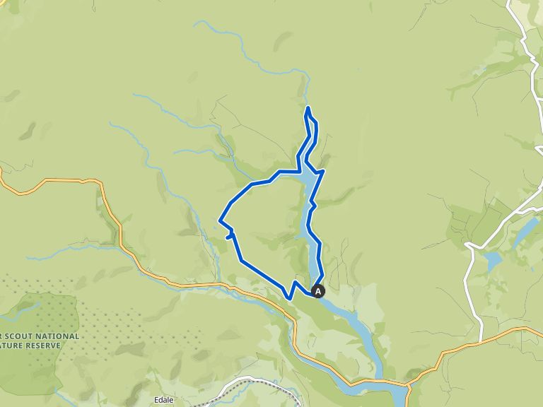 Alport Castles Derwent Dam Loop from Hope hike Komoot